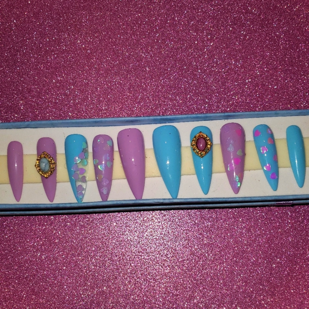 Luxury gel press-ons